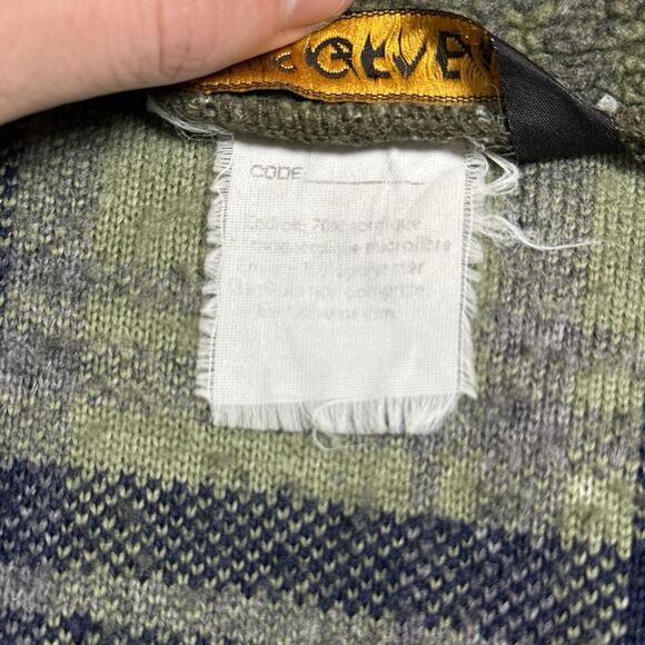 Vintage Louis Garneau Men's Green Fleece Zip Up Jacket Dimensions In Description - Picture 14 of 16